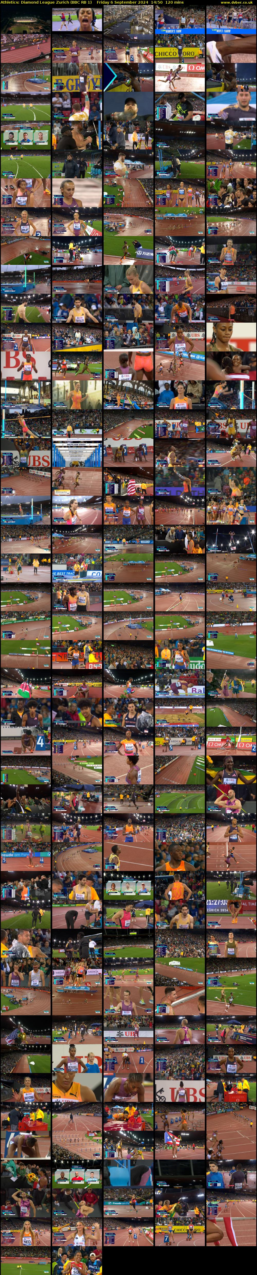 Athletics: Diamond League Zurich (BBC RB 1) Friday 6 September 2024 14:50 - 16:50
