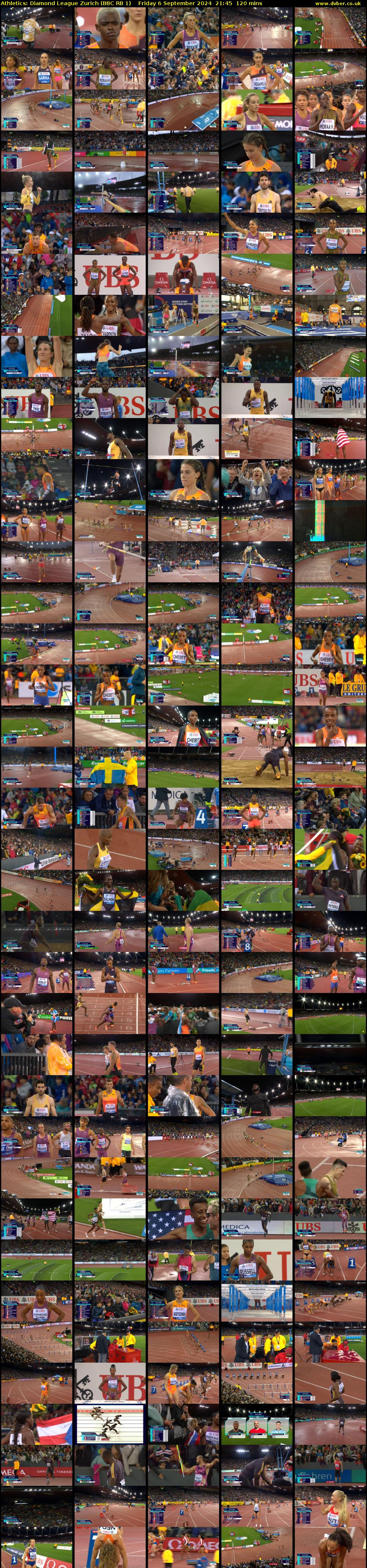 Athletics: Diamond League Zurich (BBC RB 1) Friday 6 September 2024 21:45 - 23:45