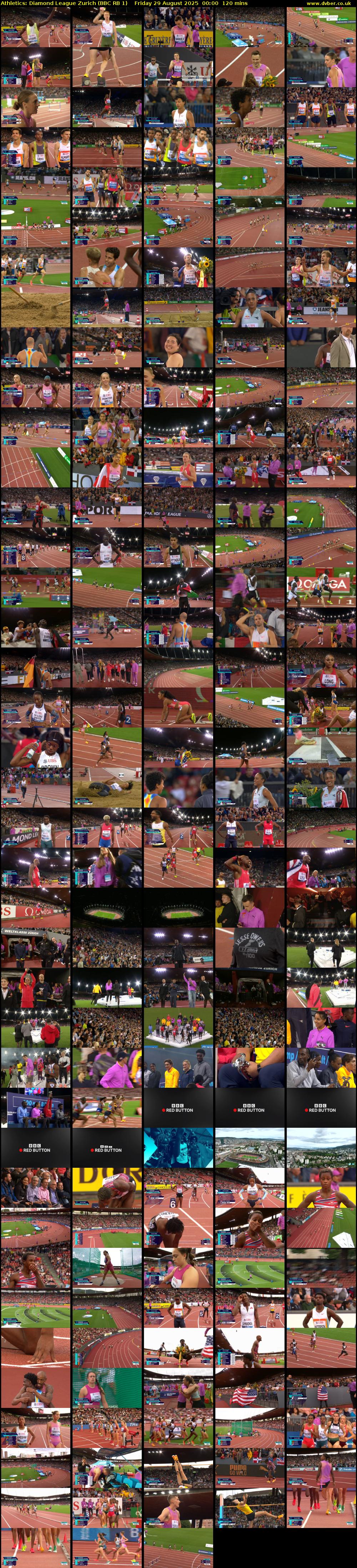 Athletics: Diamond League Zurich (BBC RB 1) Friday 29 August 2025 00:00 - 02:00