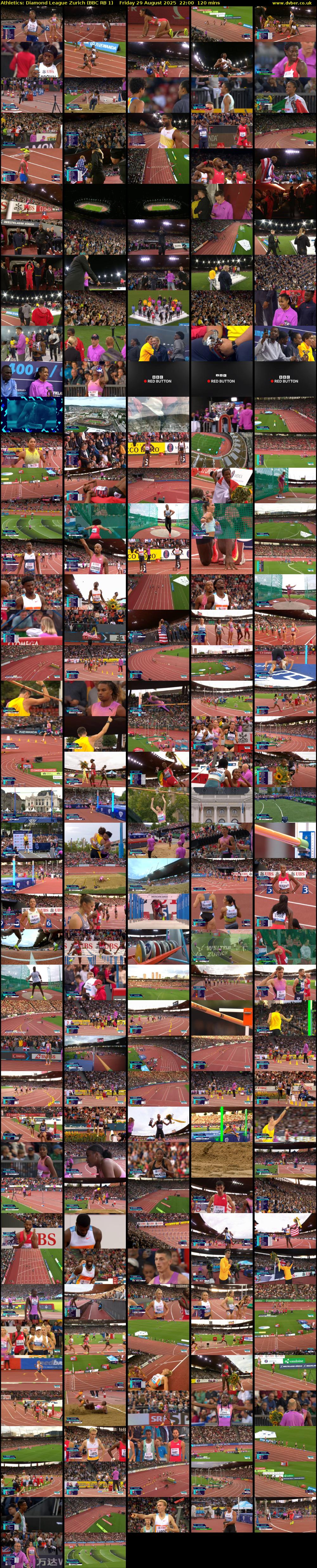 Athletics: Diamond League Zurich (BBC RB 1) Friday 29 August 2025 22:00 - 00:00