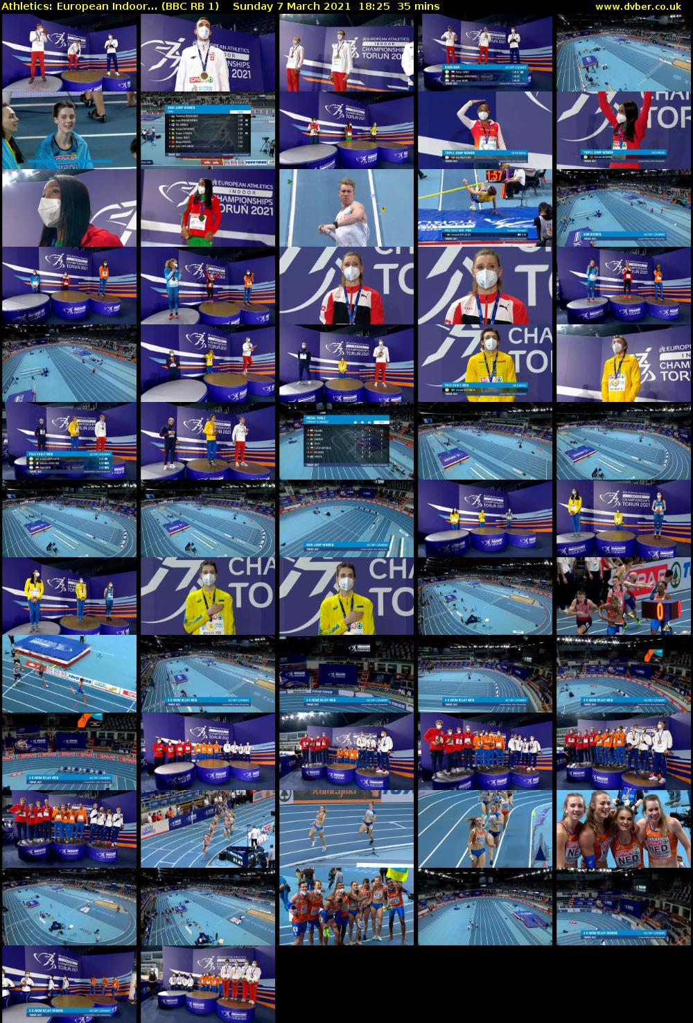 Athletics: European Indoor... (BBC RB 1) Sunday 7 March 2021 18:25 - 19:00