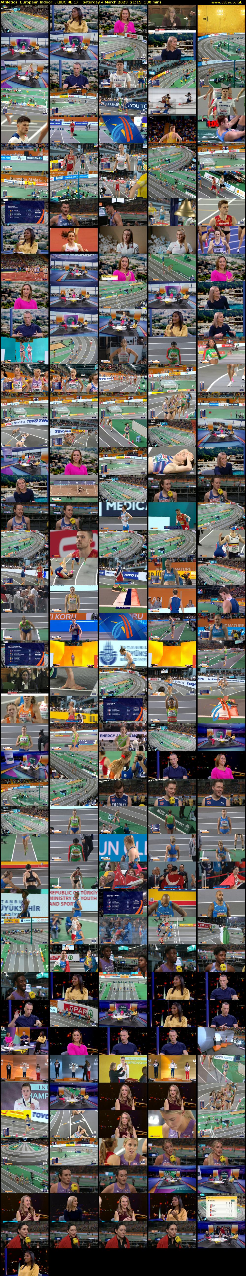 Athletics: European Indoor... (BBC RB 1) Saturday 4 March 2023 21:15 - 23:25