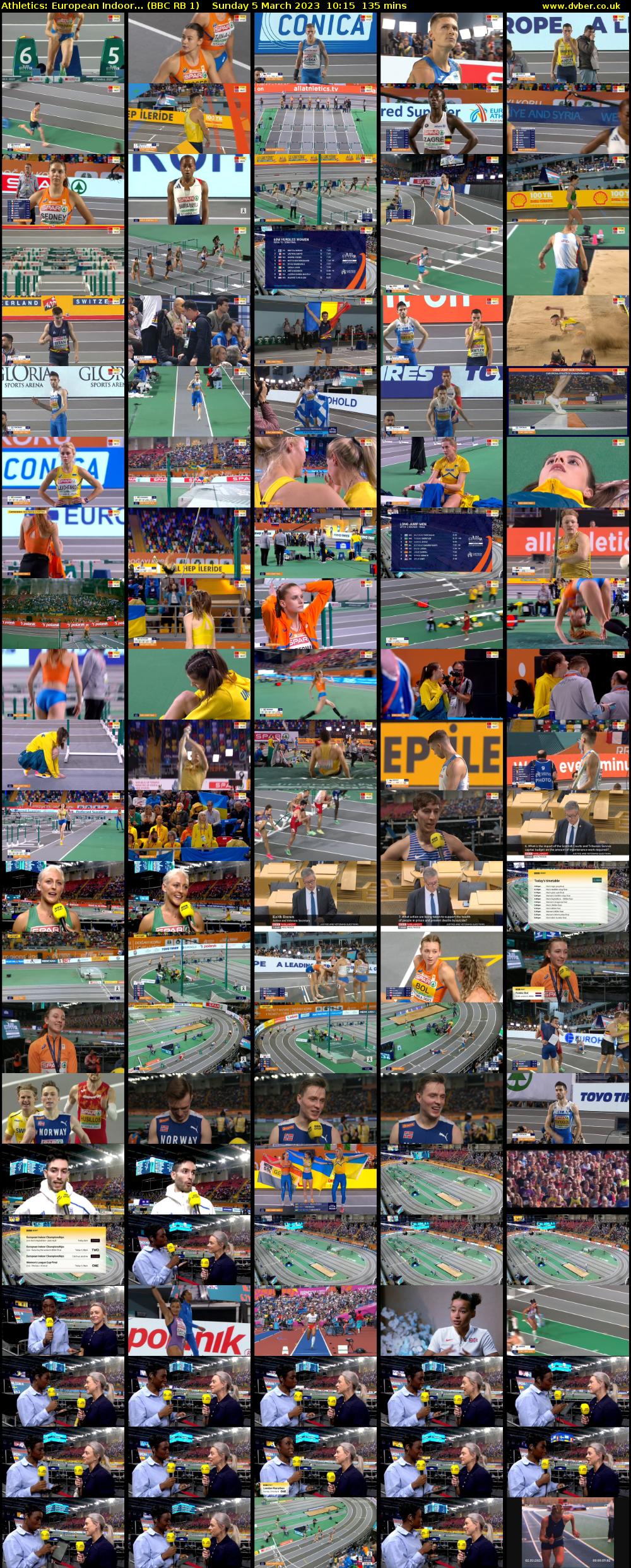 Athletics: European Indoor... (BBC RB 1) Sunday 5 March 2023 10:15 - 12:30
