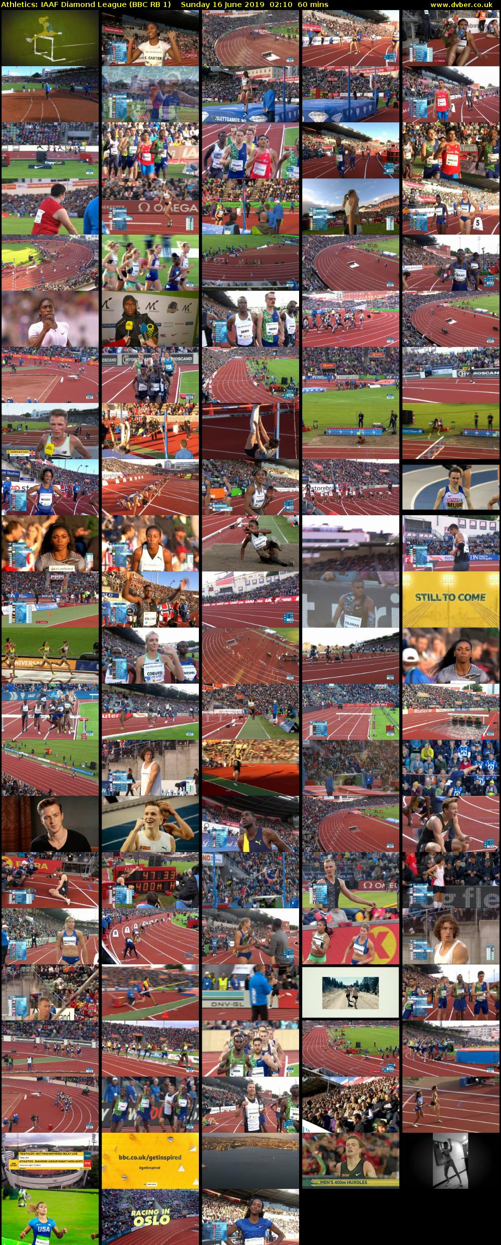 Athletics: IAAF Diamond League (BBC RB 1) Sunday 16 June 2019 02:10 - 03:10