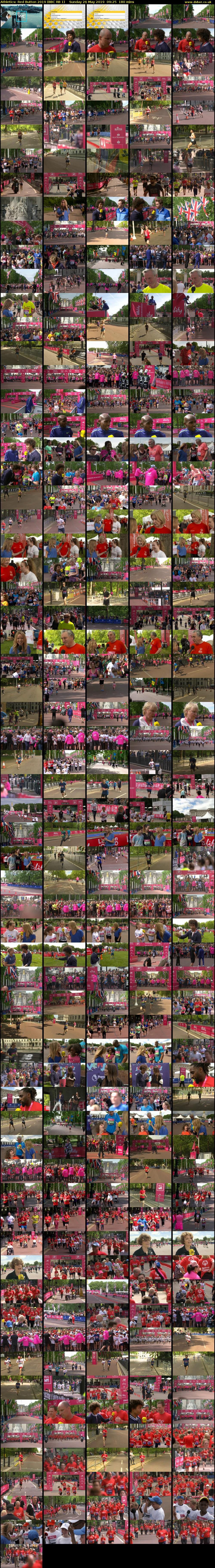 Athletics: Red Button 2019 (BBC RB 1) Sunday 26 May 2019 09:25 - 12:25