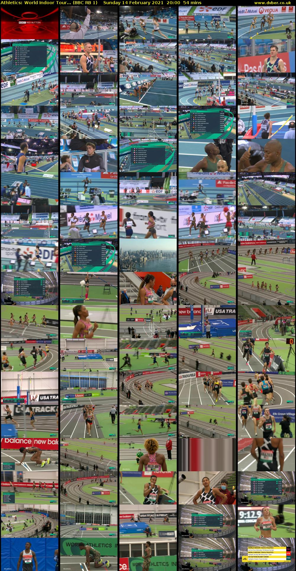 Athletics: World Indoor Tour... (BBC RB 1) Sunday 14 February 2021 20:00 - 20:54