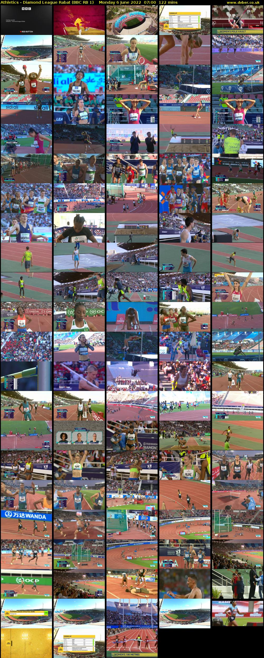 Athletics - Diamond League Rabat (BBC RB 1) Monday 6 June 2022 07:00 - 09:02