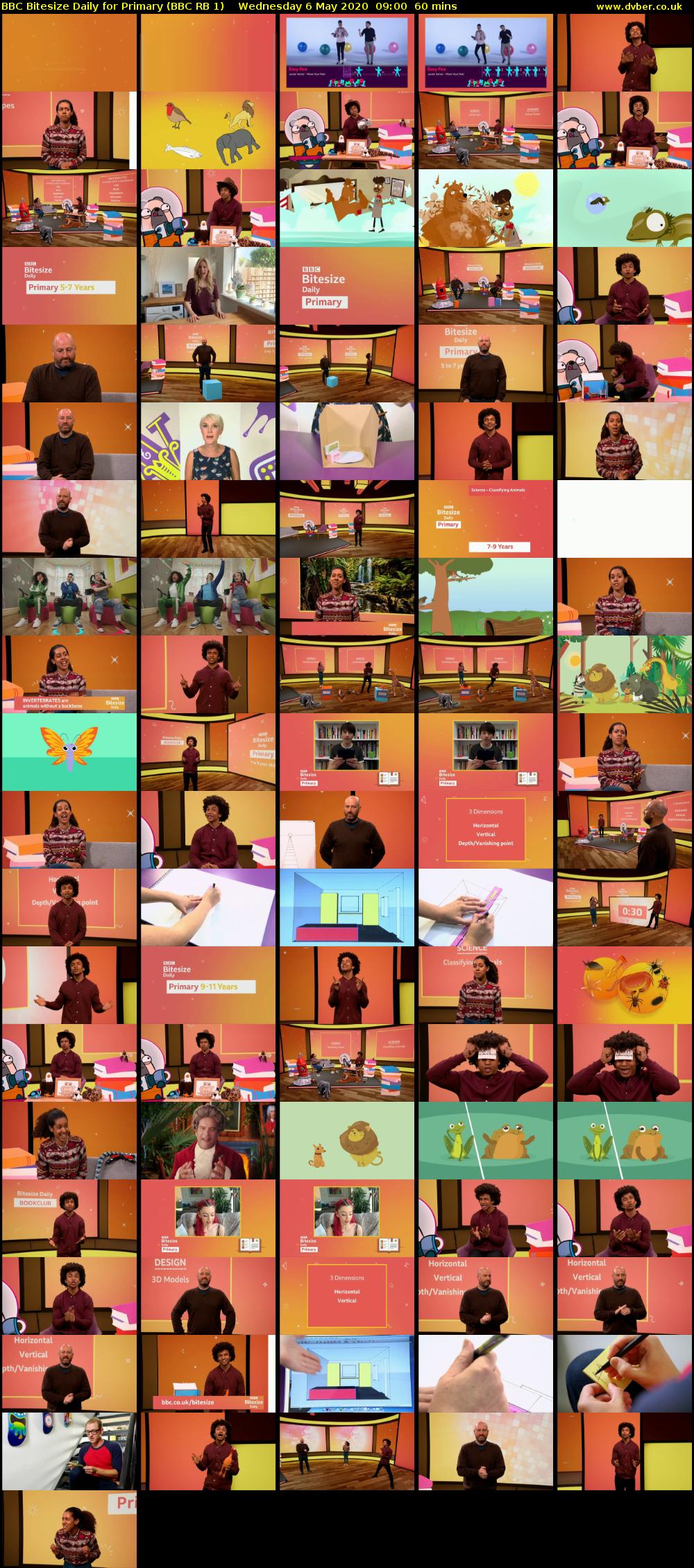 BBC Bitesize Daily for Primary (BBC RB 1) Wednesday 6 May 2020 09:00 - 10:00