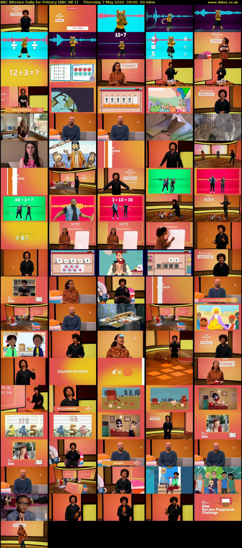 BBC Bitesize Daily for Primary (BBC RB 1) Thursday 7 May 2020 09:00 - 10:00