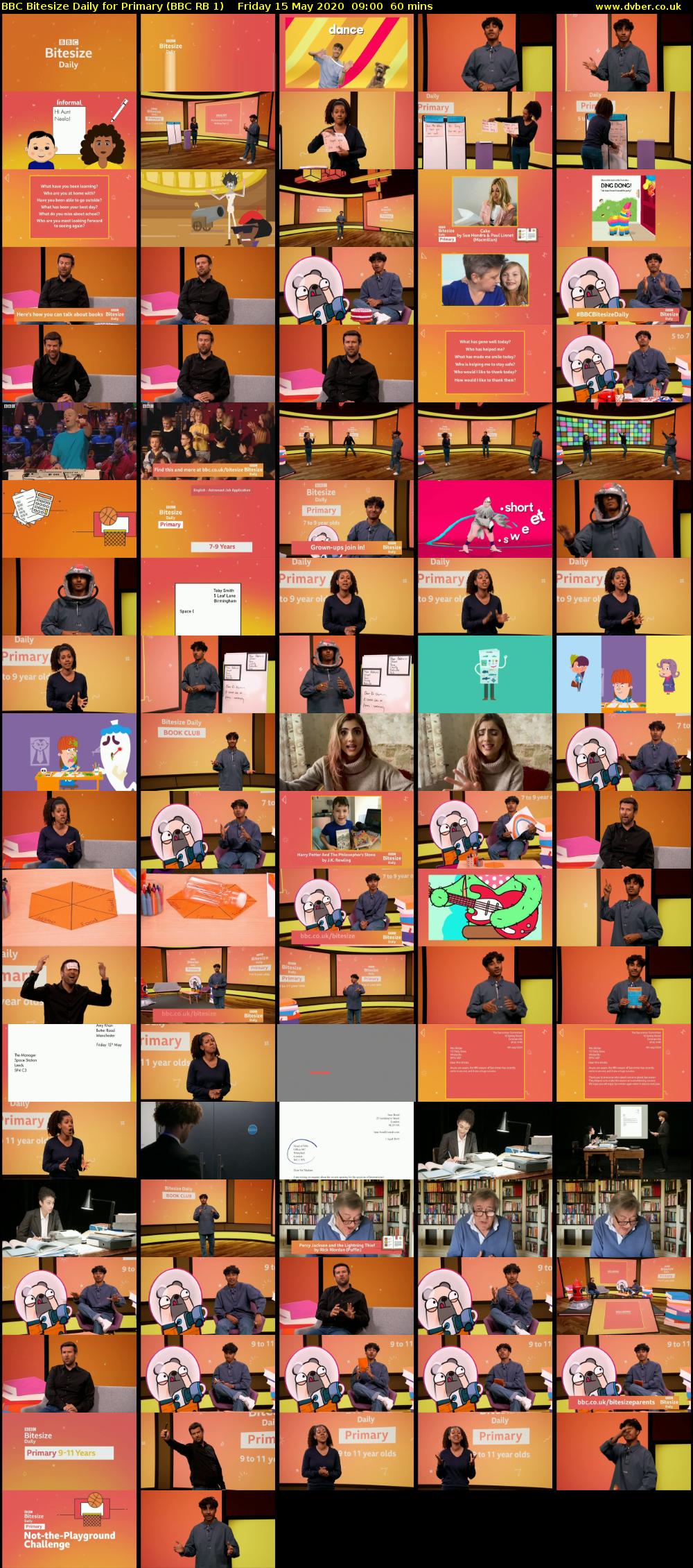 BBC Bitesize Daily for Primary (BBC RB 1) Friday 15 May 2020 09:00 - 10:00