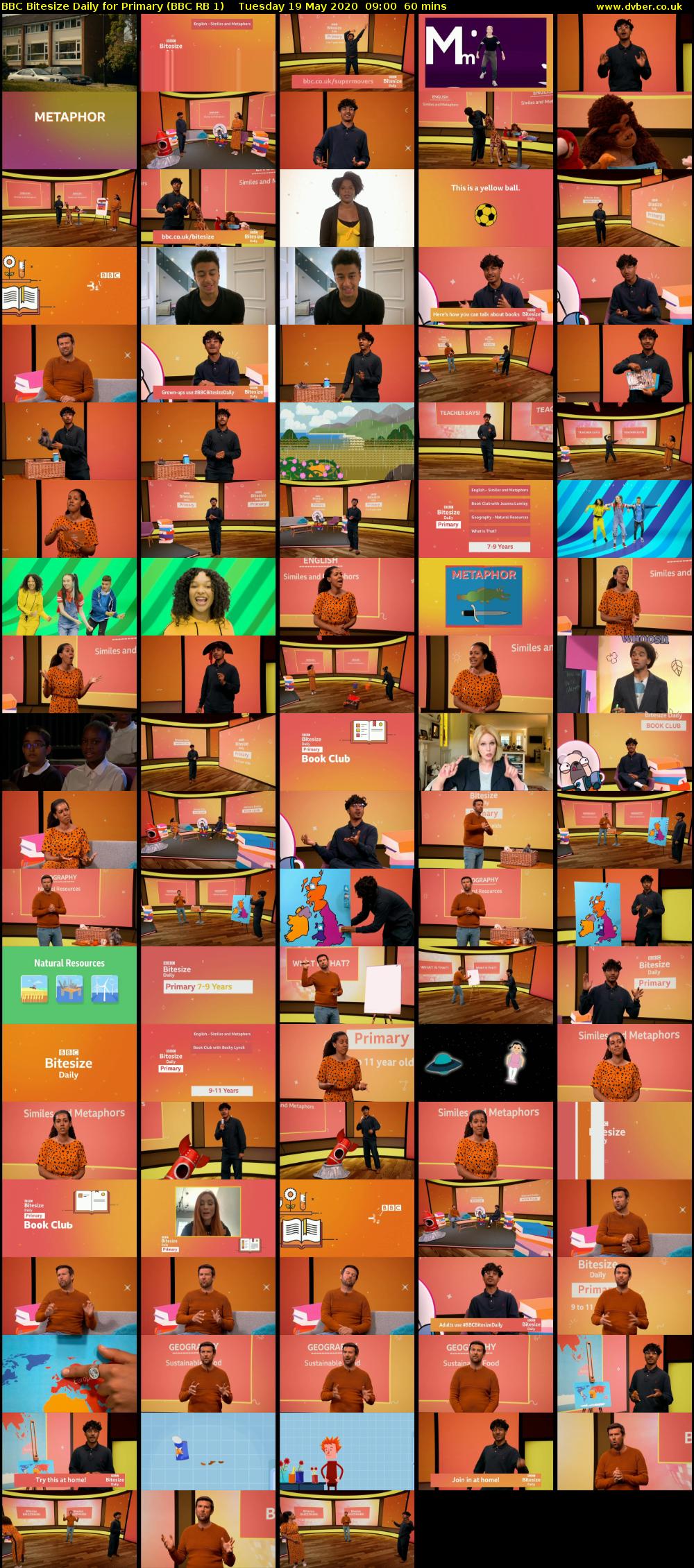 BBC Bitesize Daily for Primary (BBC RB 1) Tuesday 19 May 2020 09:00 - 10:00
