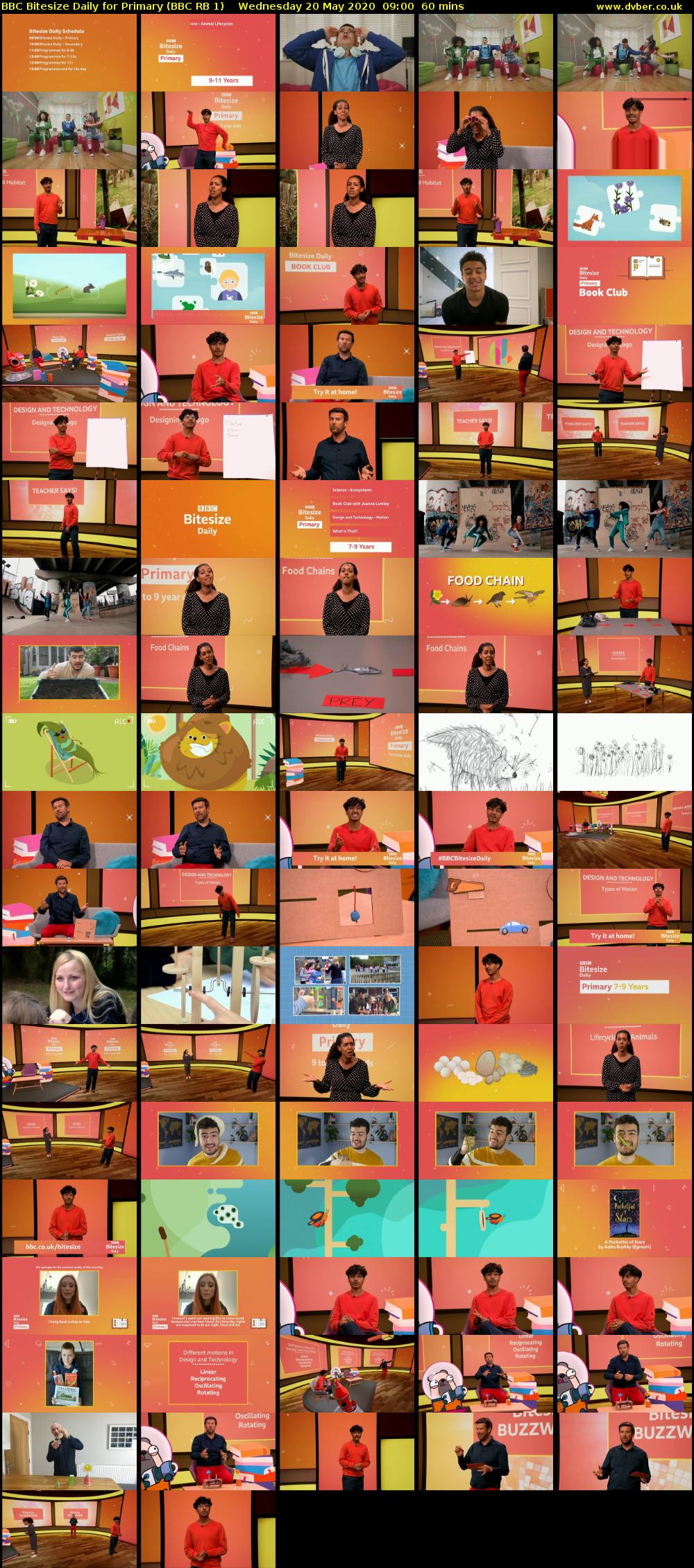 BBC Bitesize Daily for Primary (BBC RB 1) Wednesday 20 May 2020 09:00 - 10:00