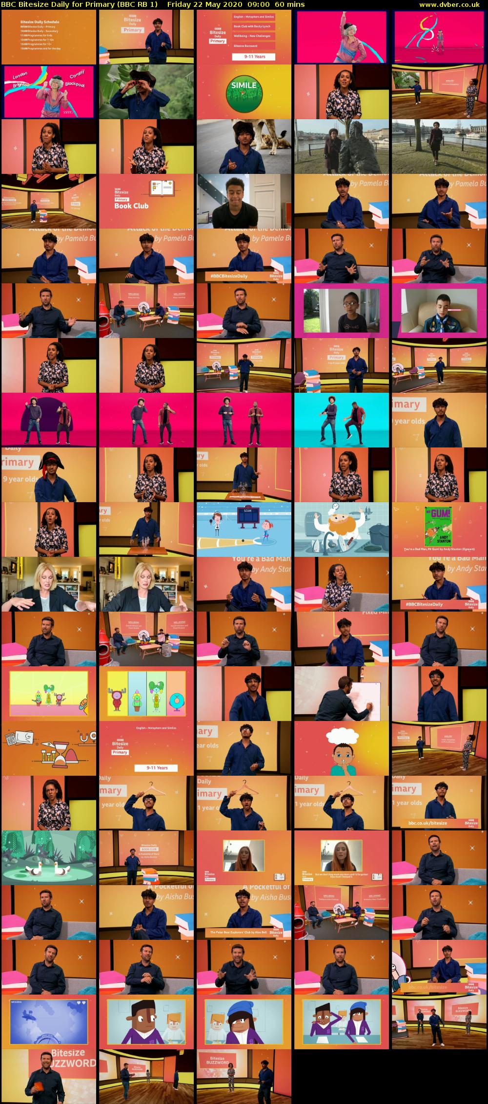 BBC Bitesize Daily for Primary (BBC RB 1) Friday 22 May 2020 09:00 - 10:00