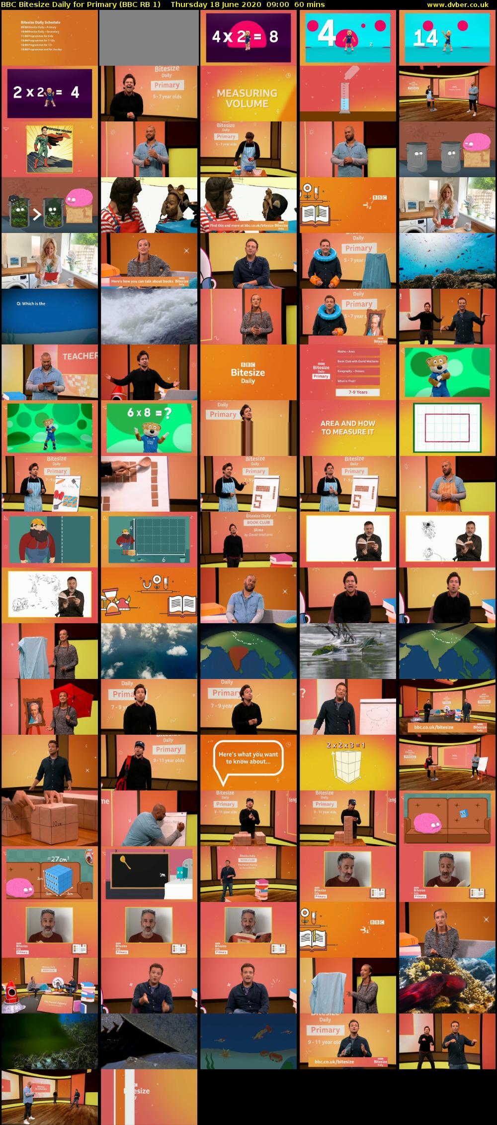 BBC Bitesize Daily for Primary (BBC RB 1) Thursday 18 June 2020 09:00 - 10:00