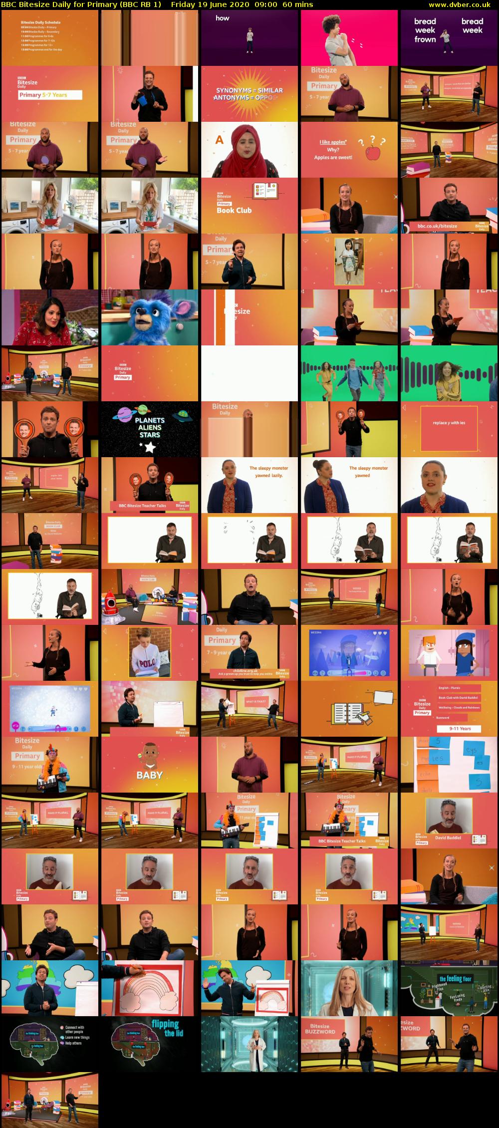 BBC Bitesize Daily for Primary (BBC RB 1) Friday 19 June 2020 09:00 - 10:00