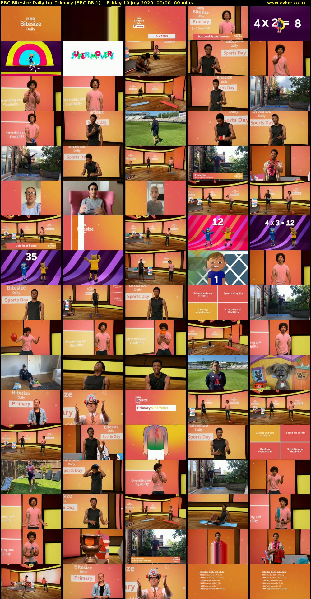 BBC Bitesize Daily for Primary (BBC RB 1) Friday 10 July 2020 09:00 - 10:00