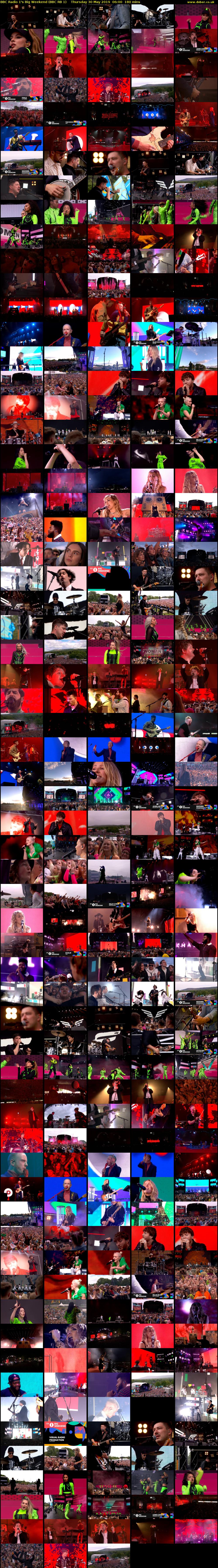 BBC Radio 1's Big Weekend (BBC RB 1) Thursday 30 May 2019 06:00 - 09:00