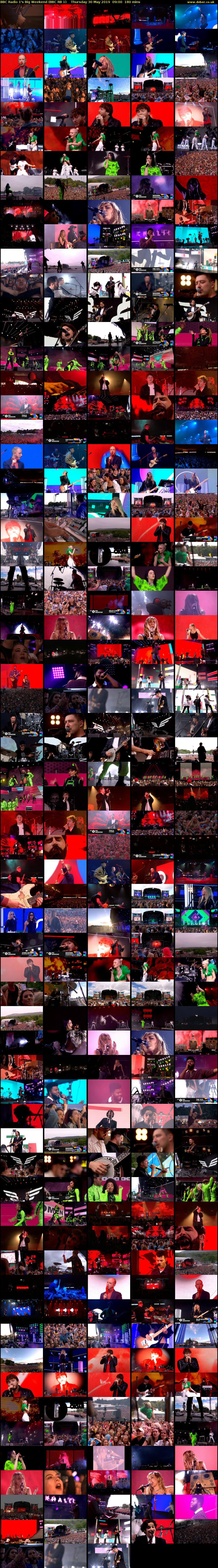 BBC Radio 1's Big Weekend (BBC RB 1) Thursday 30 May 2019 09:00 - 12:00