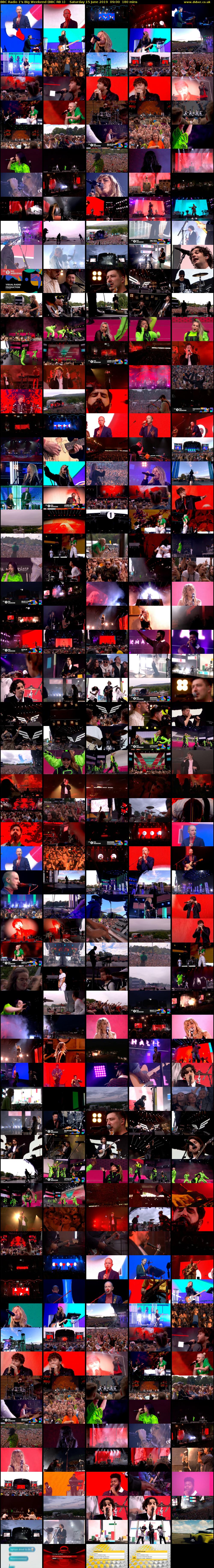 BBC Radio 1's Big Weekend (BBC RB 1) Saturday 15 June 2019 09:00 - 12:00