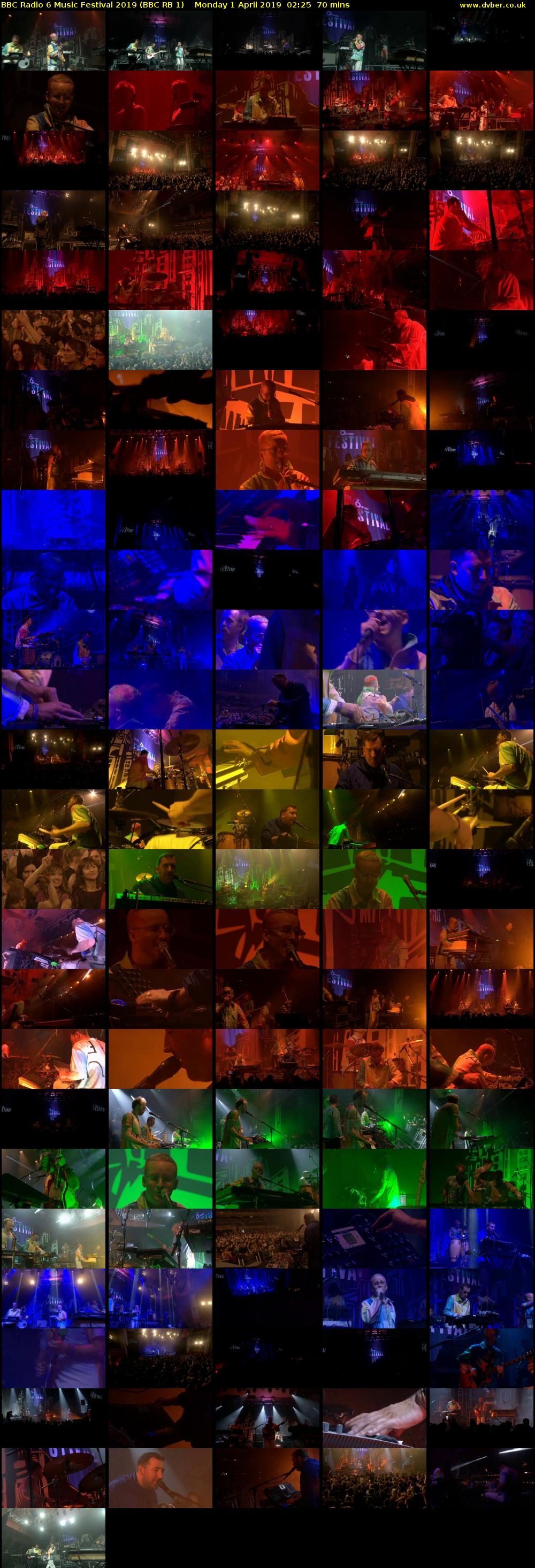 BBC Radio 6 Music Festival 2019 (BBC RB 1) Monday 1 April 2019 02:25 - 03:35