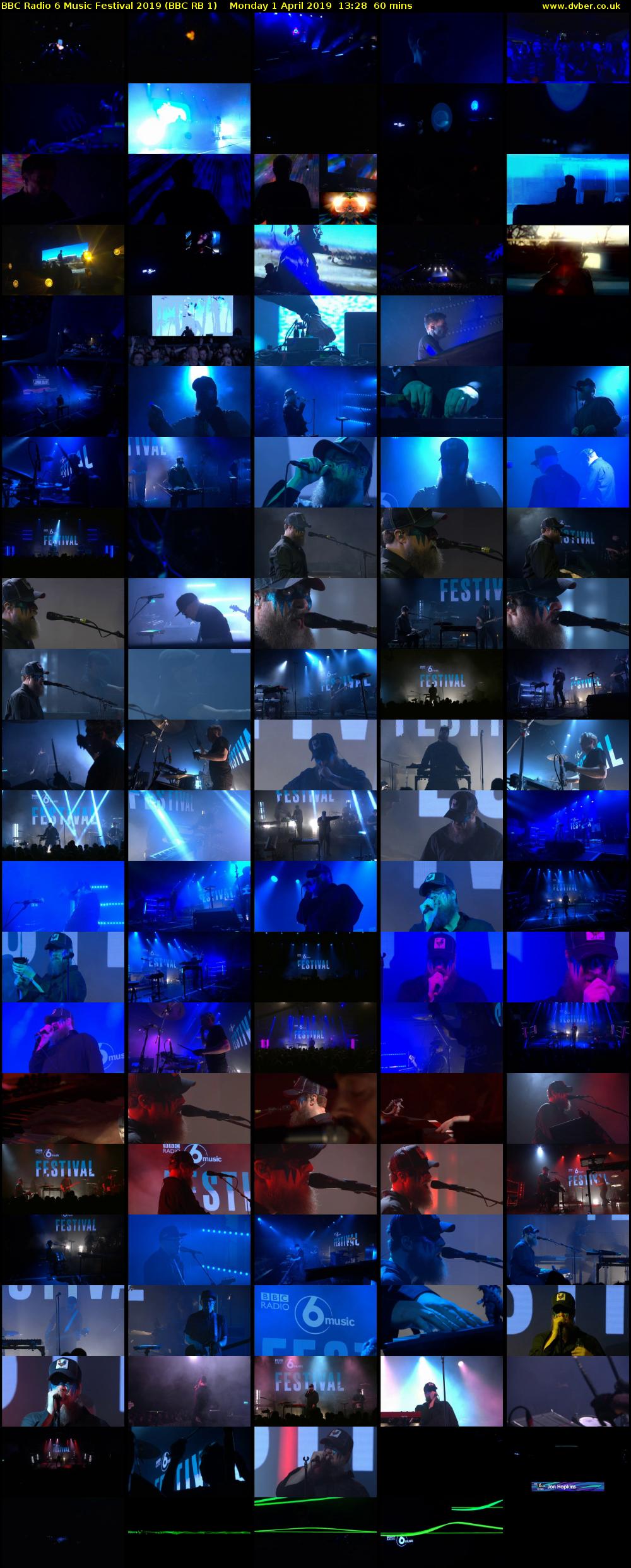 BBC Radio 6 Music Festival 2019 (BBC RB 1) Monday 1 April 2019 13:28 - 14:28