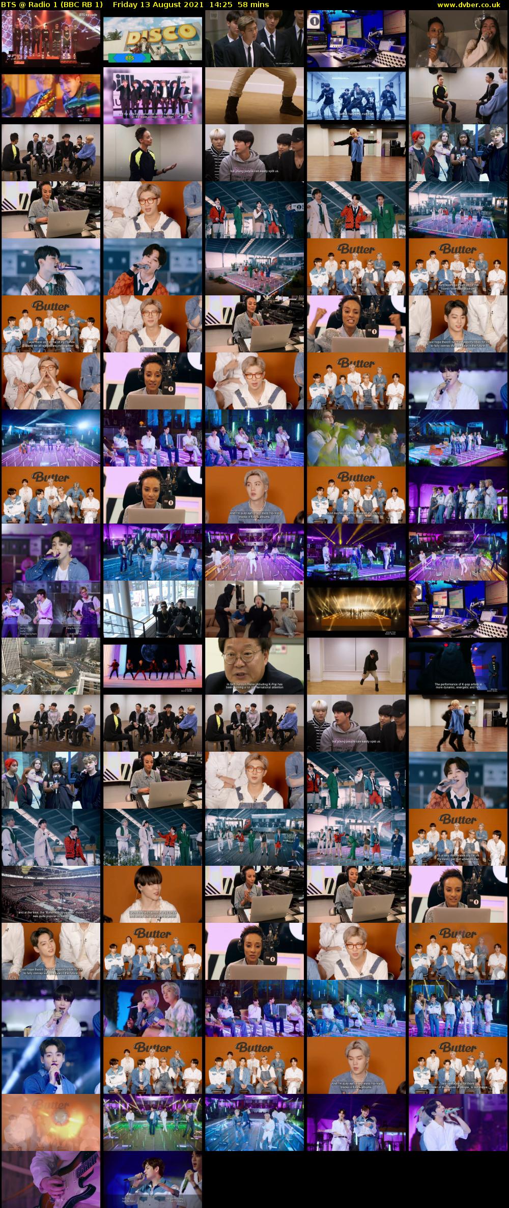 BTS @ Radio 1 (BBC RB 1) Friday 13 August 2021 14:25 - 15:23