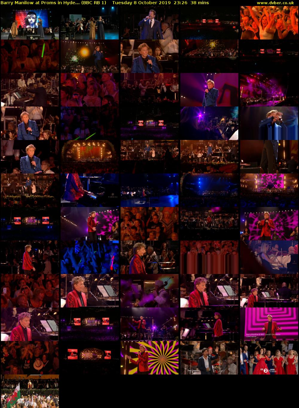 Barry Manilow at Proms in Hyde... (BBC RB 1) Tuesday 8 October 2019 23:26 - 00:04
