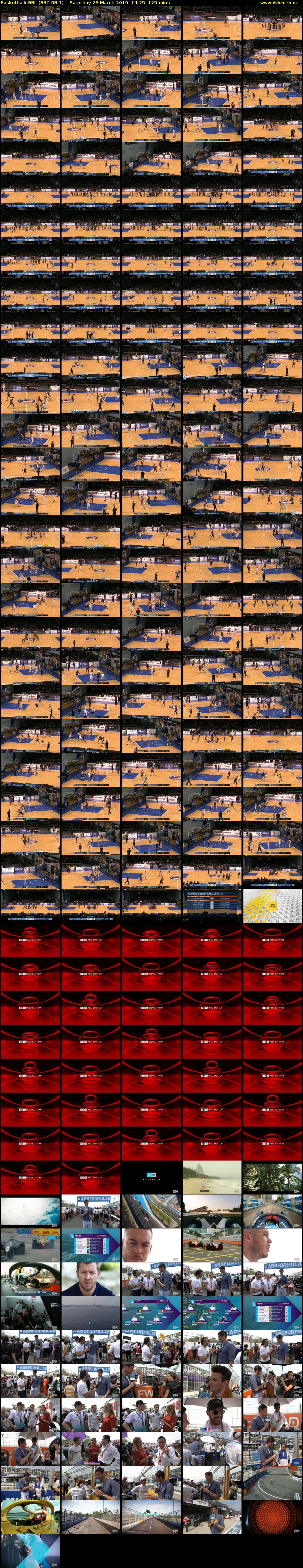 Basketball: BBL (BBC RB 1) Saturday 23 March 2019 14:25 - 16:30