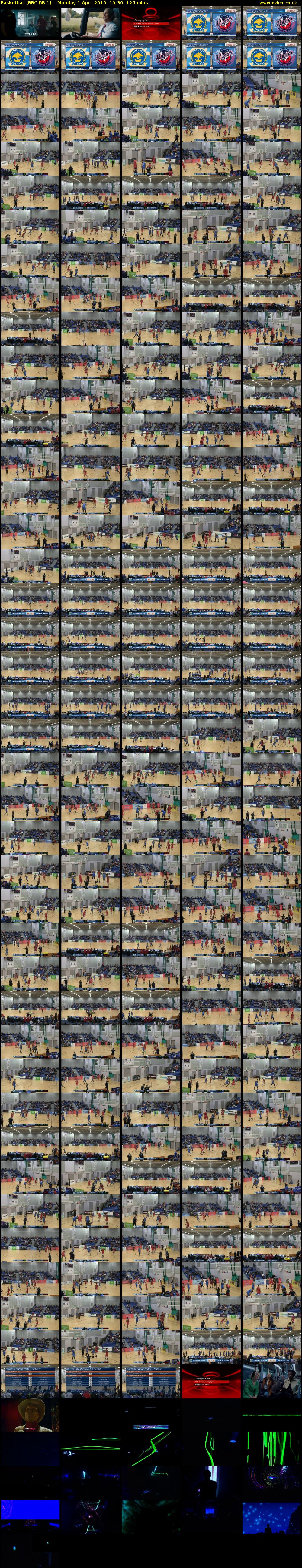 Basketball (BBC RB 1) Monday 1 April 2019 19:30 - 21:35