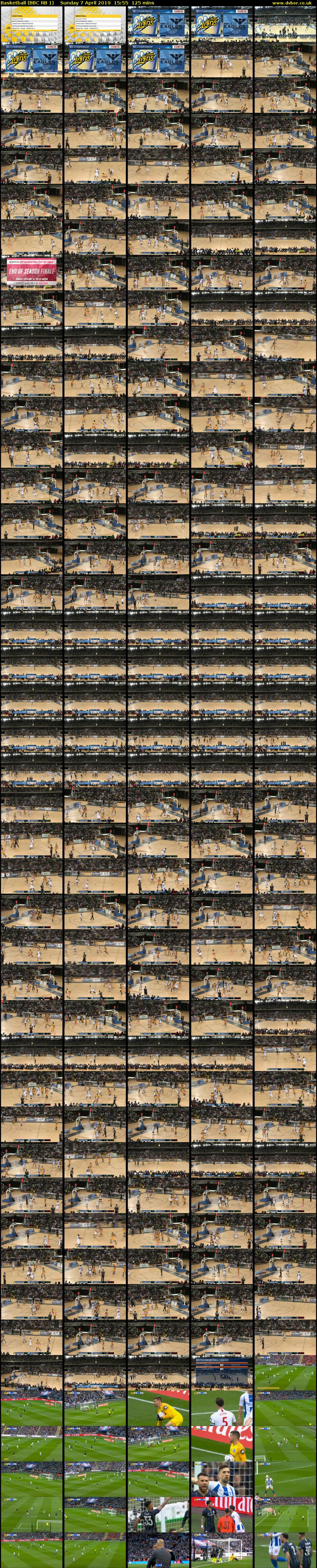 Basketball (BBC RB 1) Sunday 7 April 2019 15:55 - 18:00