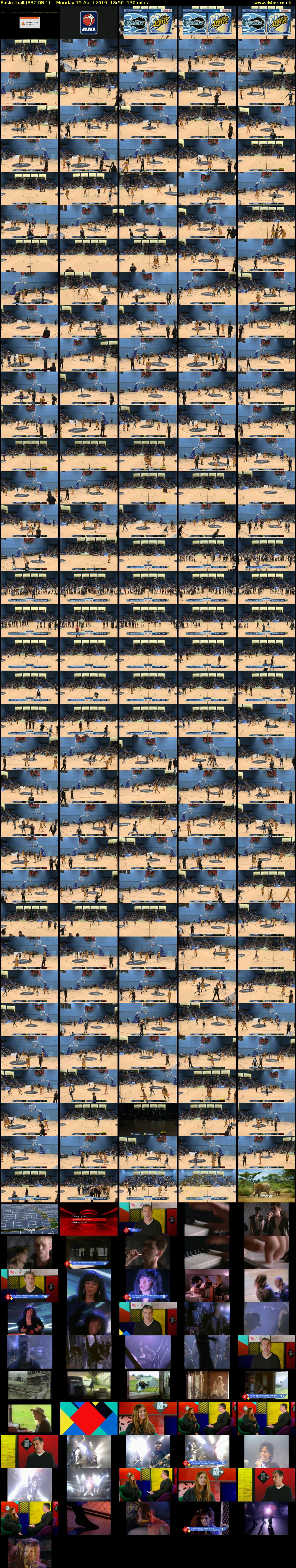 Basketball (BBC RB 1) Monday 15 April 2019 18:50 - 21:00
