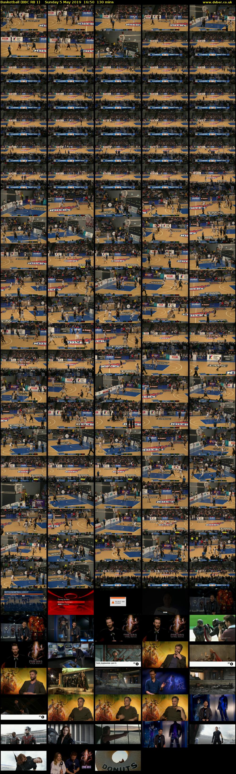 Basketball (BBC RB 1) Sunday 5 May 2019 16:50 - 19:00