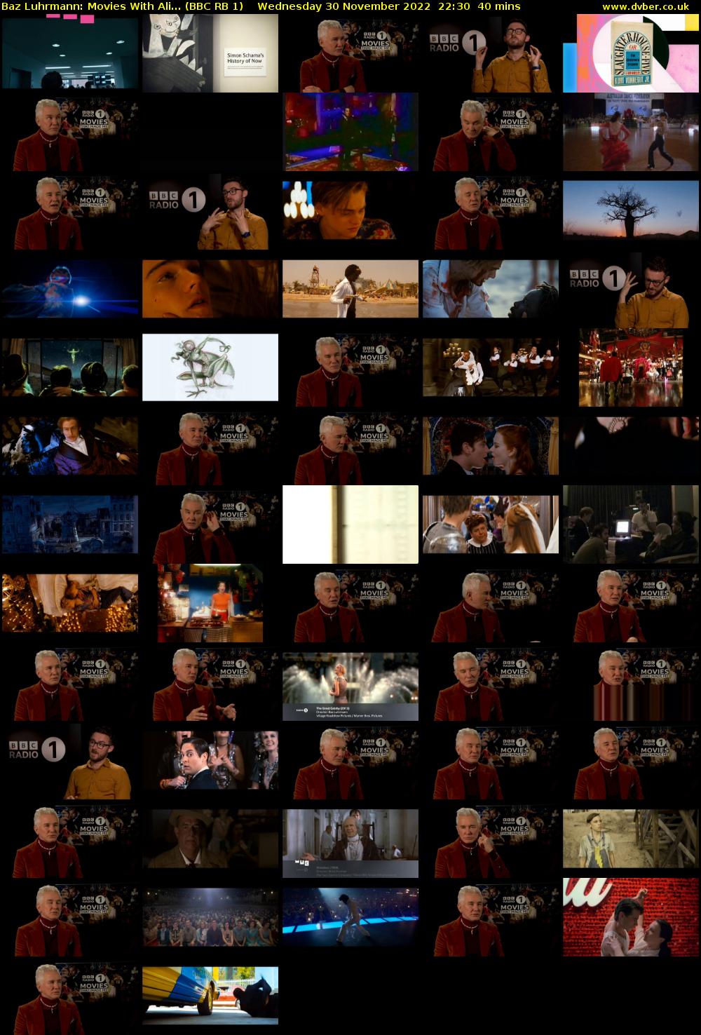 Baz Luhrmann: Movies With Ali... (BBC RB 1) Wednesday 30 November 2022 22:30 - 23:10