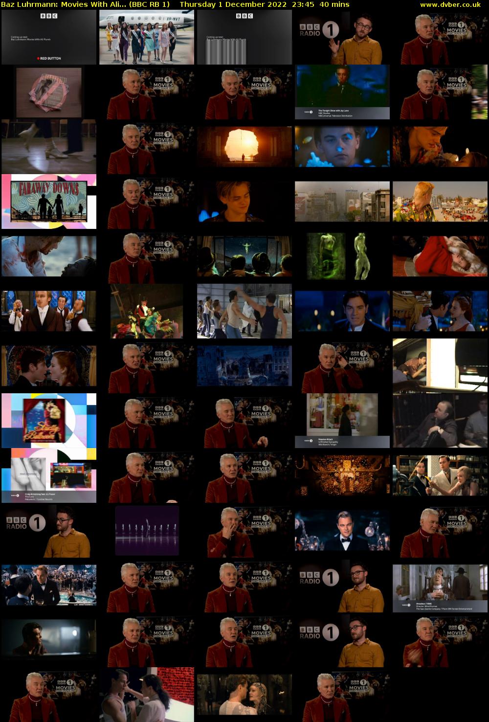 Baz Luhrmann: Movies With Ali... (BBC RB 1) Thursday 1 December 2022 23:45 - 00:25