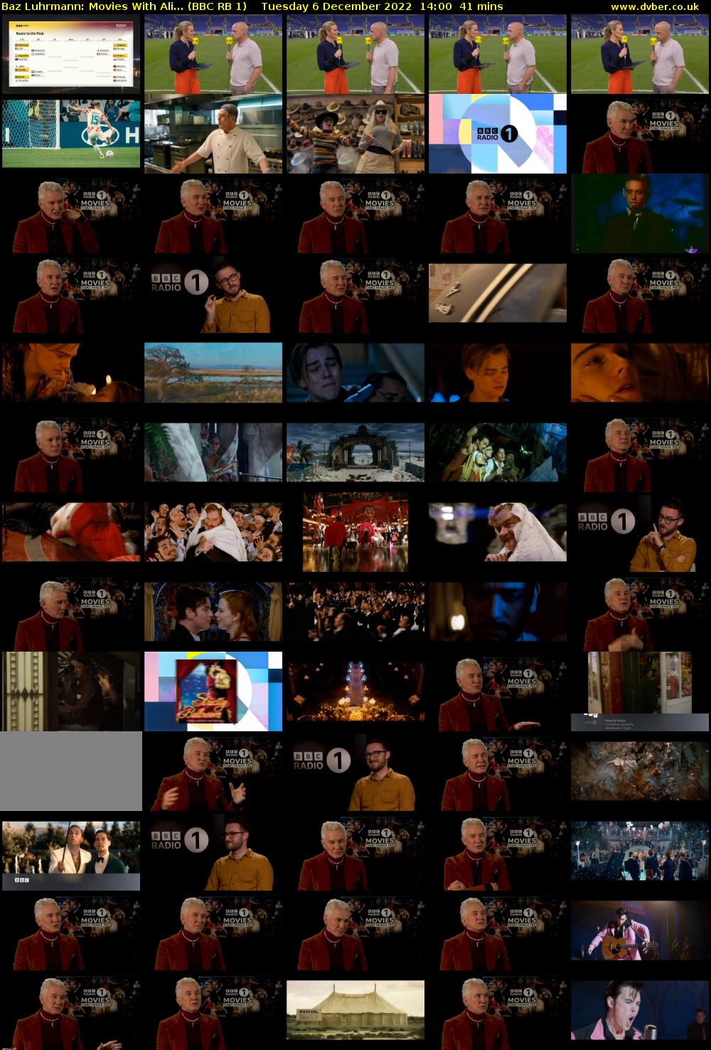 Baz Luhrmann: Movies With Ali... (BBC RB 1) Tuesday 6 December 2022 14:00 - 14:41