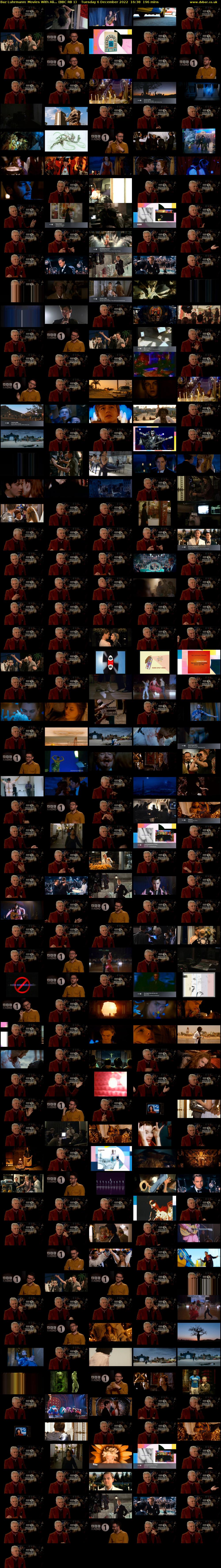 Baz Luhrmann: Movies With Ali... (BBC RB 1) Tuesday 6 December 2022 16:38 - 19:54