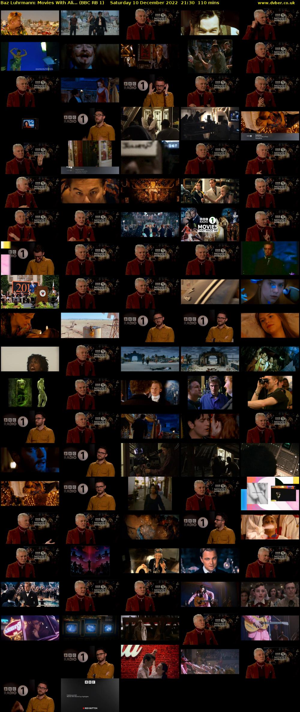 Baz Luhrmann: Movies With Ali... (BBC RB 1) Saturday 10 December 2022 21:30 - 23:20