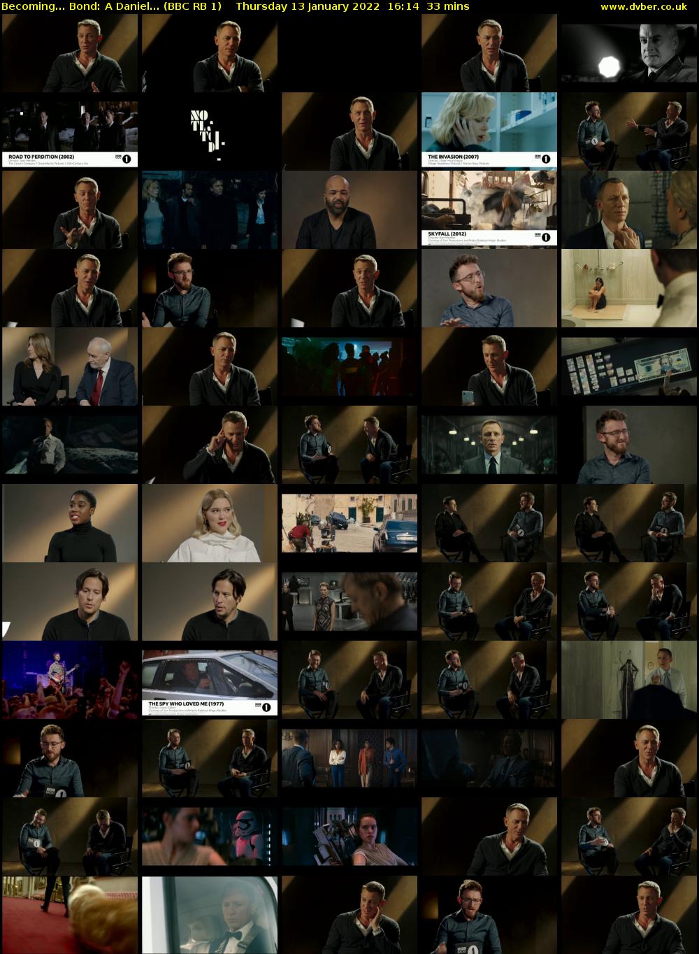 Becoming... Bond: A Daniel... (BBC RB 1) Thursday 13 January 2022 16:14 - 16:47