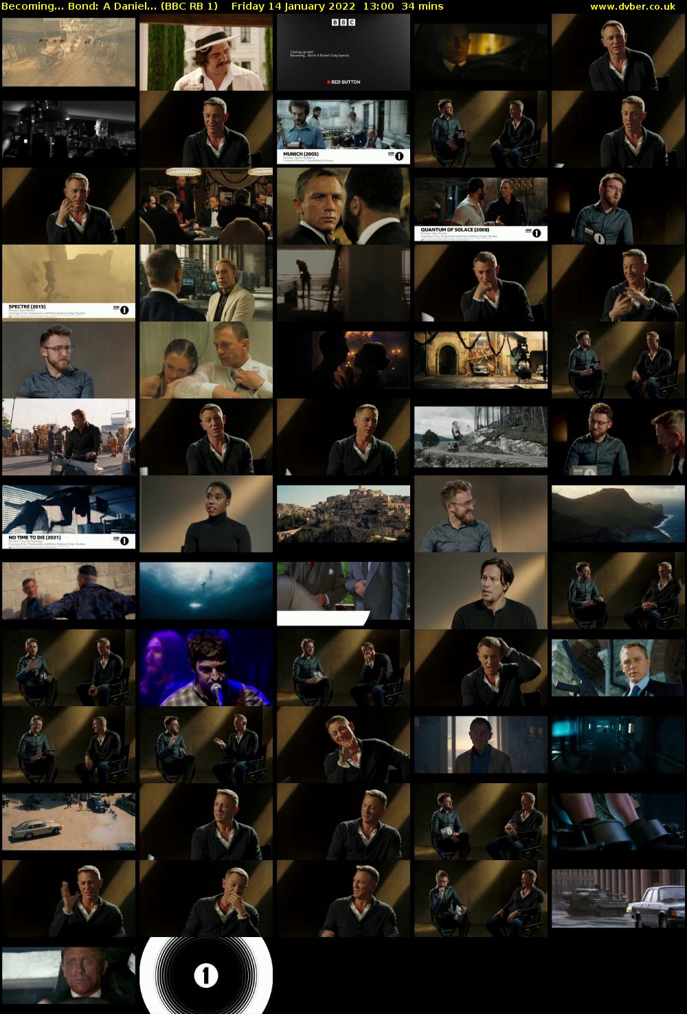 Becoming... Bond: A Daniel... (BBC RB 1) Friday 14 January 2022 13:00 - 13:34