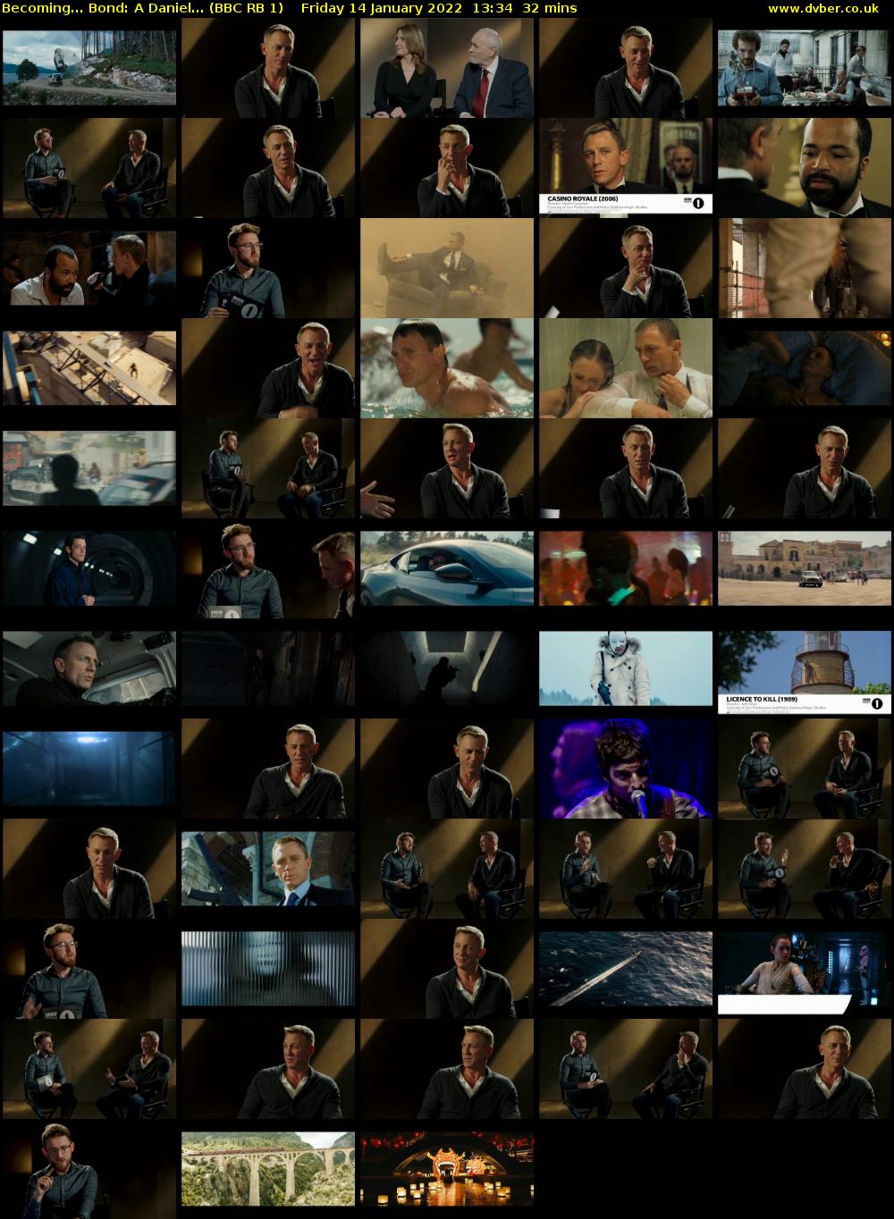 Becoming... Bond: A Daniel... (BBC RB 1) Friday 14 January 2022 13:34 - 14:06