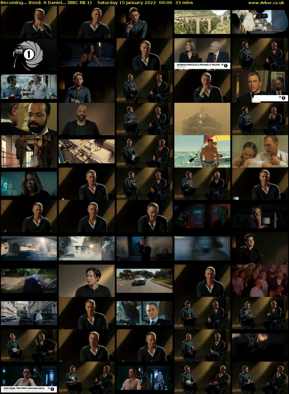 Becoming... Bond: A Daniel... (BBC RB 1) Saturday 15 January 2022 00:06 - 00:39