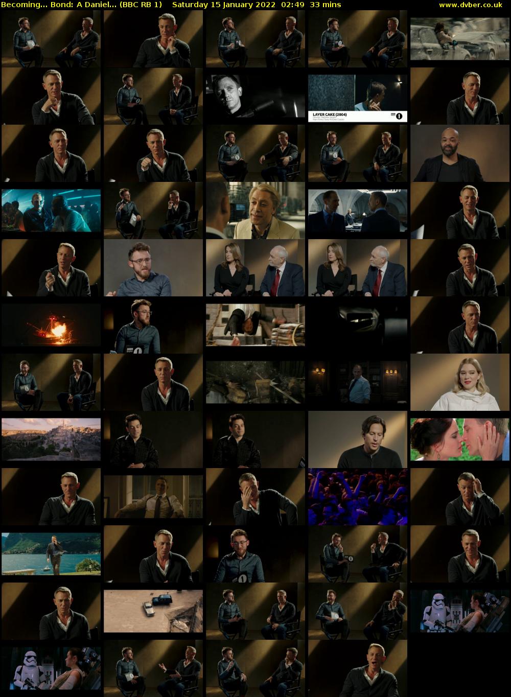 Becoming... Bond: A Daniel... (BBC RB 1) Saturday 15 January 2022 02:49 - 03:22