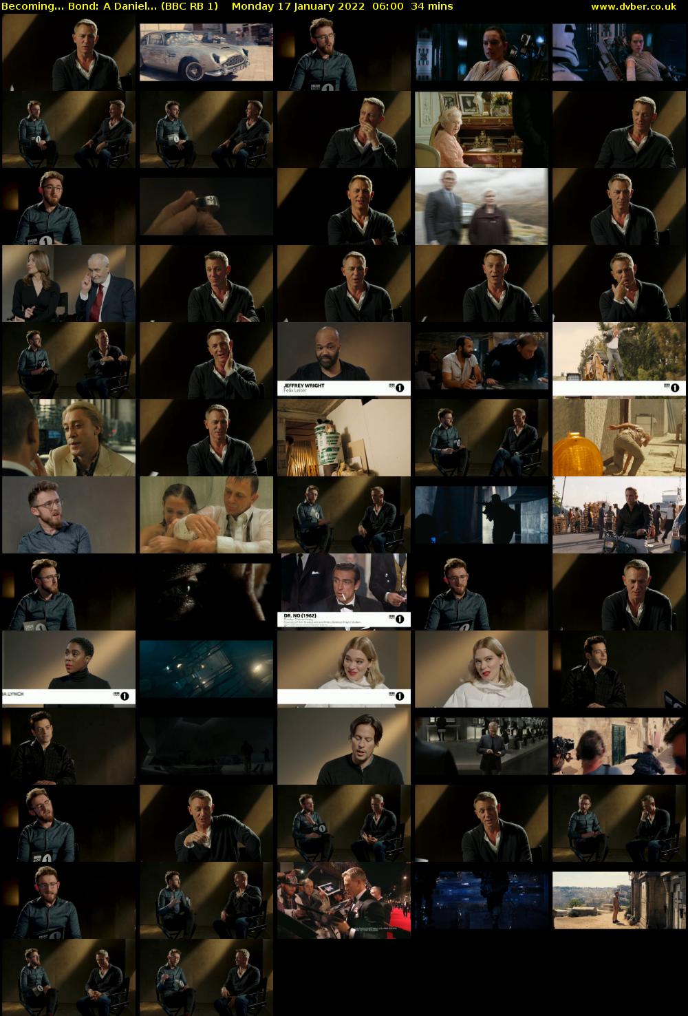 Becoming... Bond: A Daniel... (BBC RB 1) Monday 17 January 2022 06:00 - 06:34