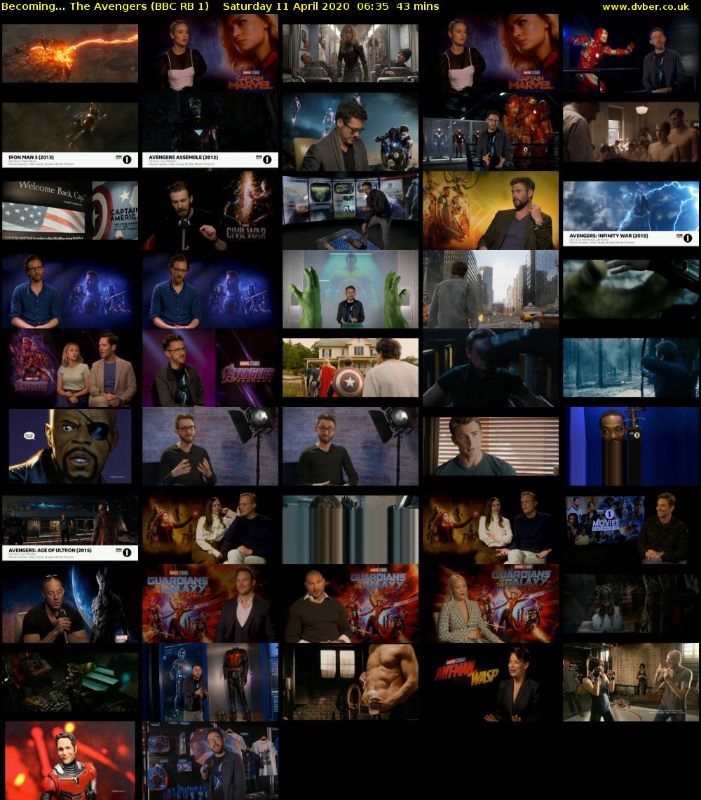 Becoming... The Avengers (BBC RB 1) Saturday 11 April 2020 06:35 - 07:18
