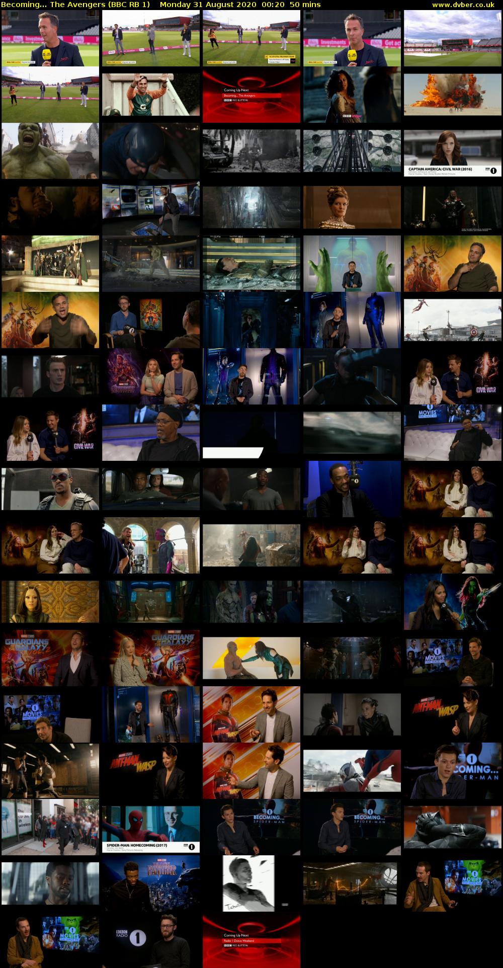 Becoming... The Avengers (BBC RB 1) Monday 31 August 2020 00:20 - 01:10