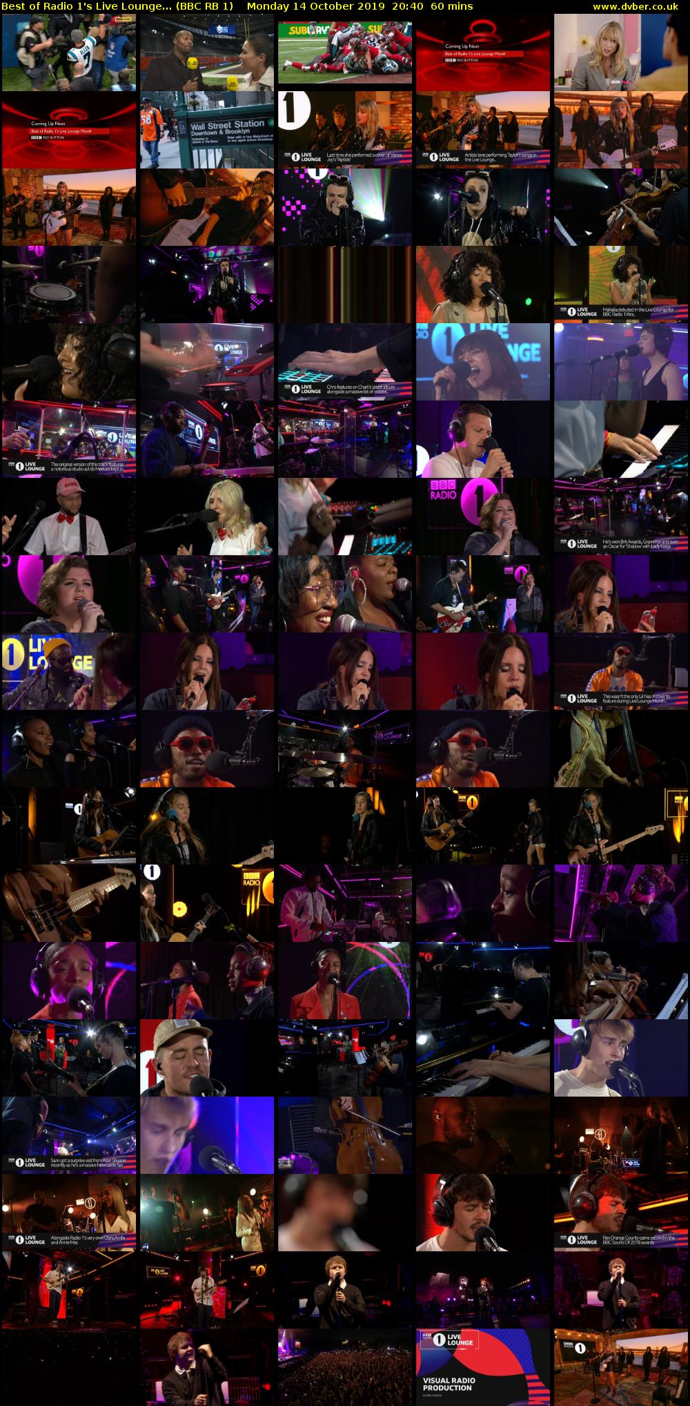 Best of Radio 1's Live Lounge... (BBC RB 1) Monday 14 October 2019 20:40 - 21:40