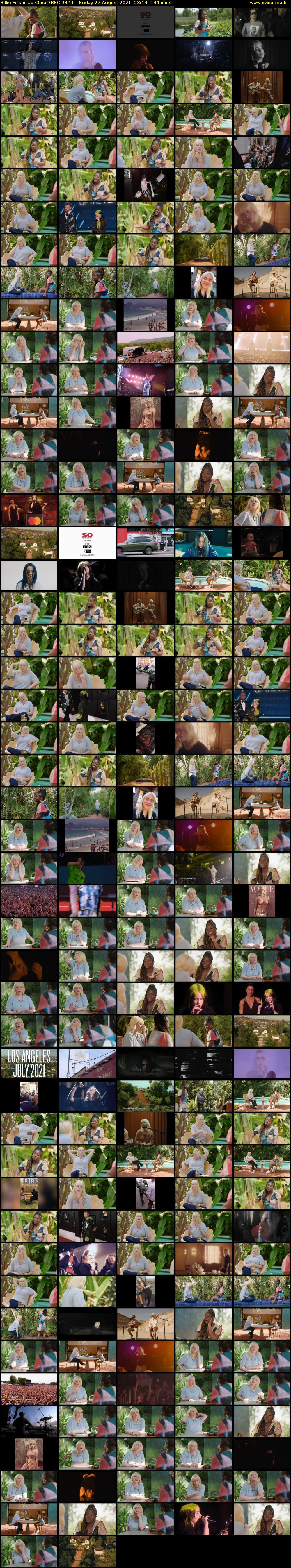 Billie Eilish: Up Close (BBC RB 1) Friday 27 August 2021 23:14 - 01:28