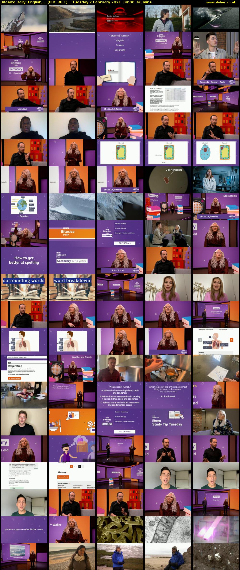 Bitesize Daily: English,... (BBC RB 1) Tuesday 2 February 2021 09:00 - 10:00