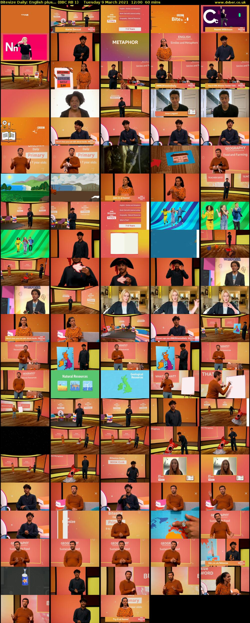 Bitesize Daily: English plus... (BBC RB 1) Tuesday 9 March 2021 12:00 - 13:00