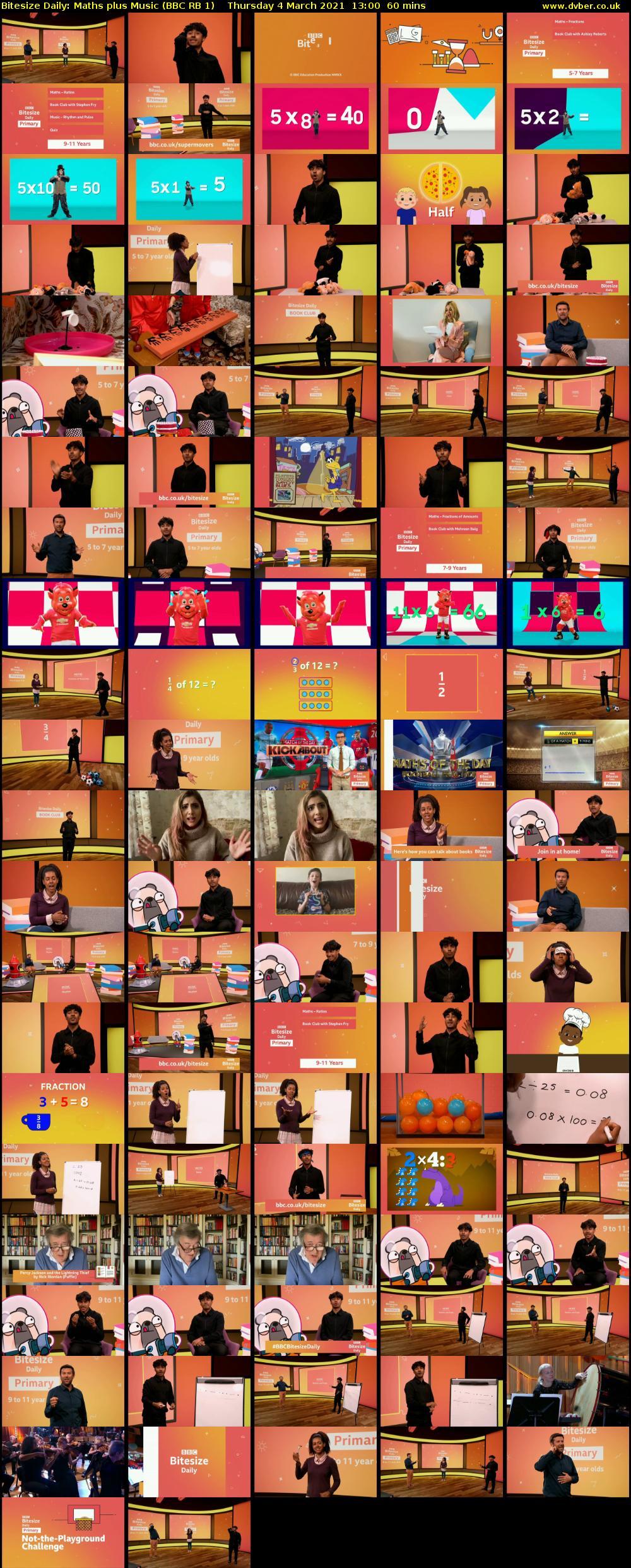 Bitesize Daily: Maths plus Music (BBC RB 1) Thursday 4 March 2021 13:00 - 14:00